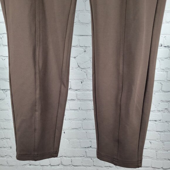 NWT La Seta Brown Slimming Sculpt Wide Waistband Stretch Pants Size XXL (40x28) - Picture 12 of 16